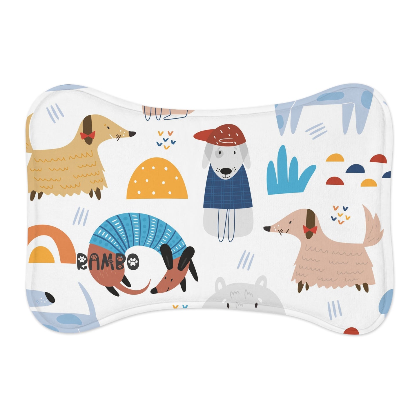 Personalized Dog Feeding Mat