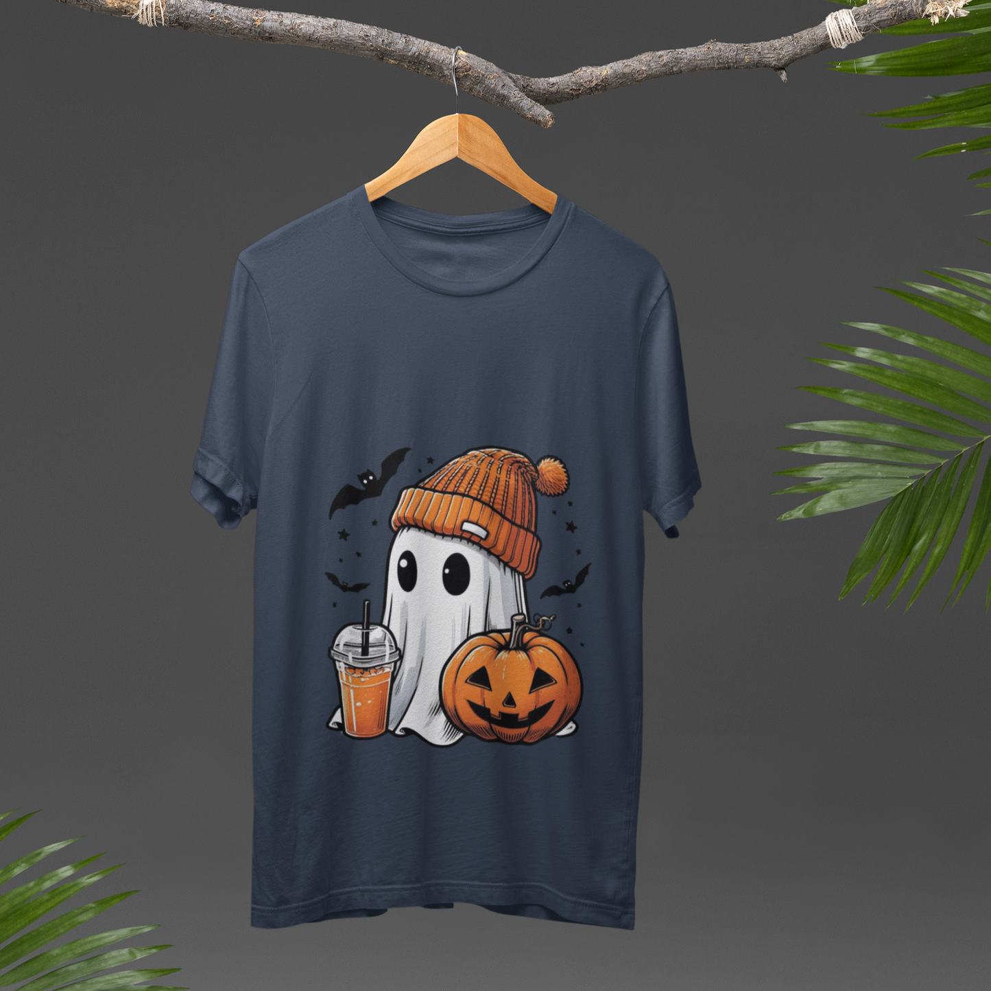 Halloween Ghost Shirt, Cute Comfort Colors Tee