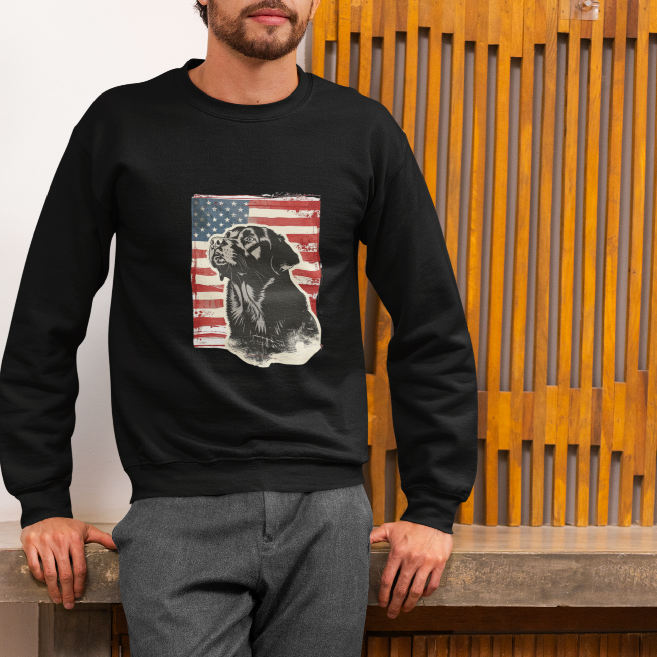 Labrador Patriotic Sweatshirt