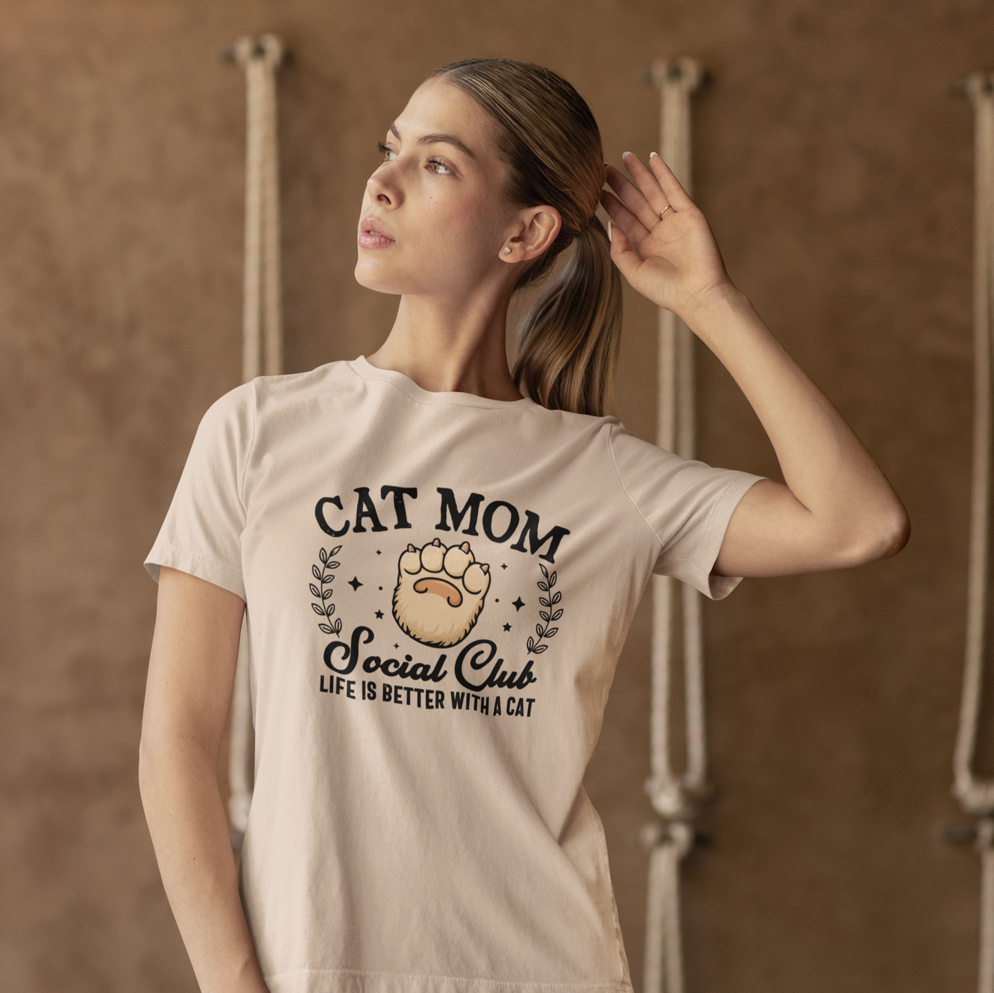 Cat Mom Unisex Tee Dog Social Club