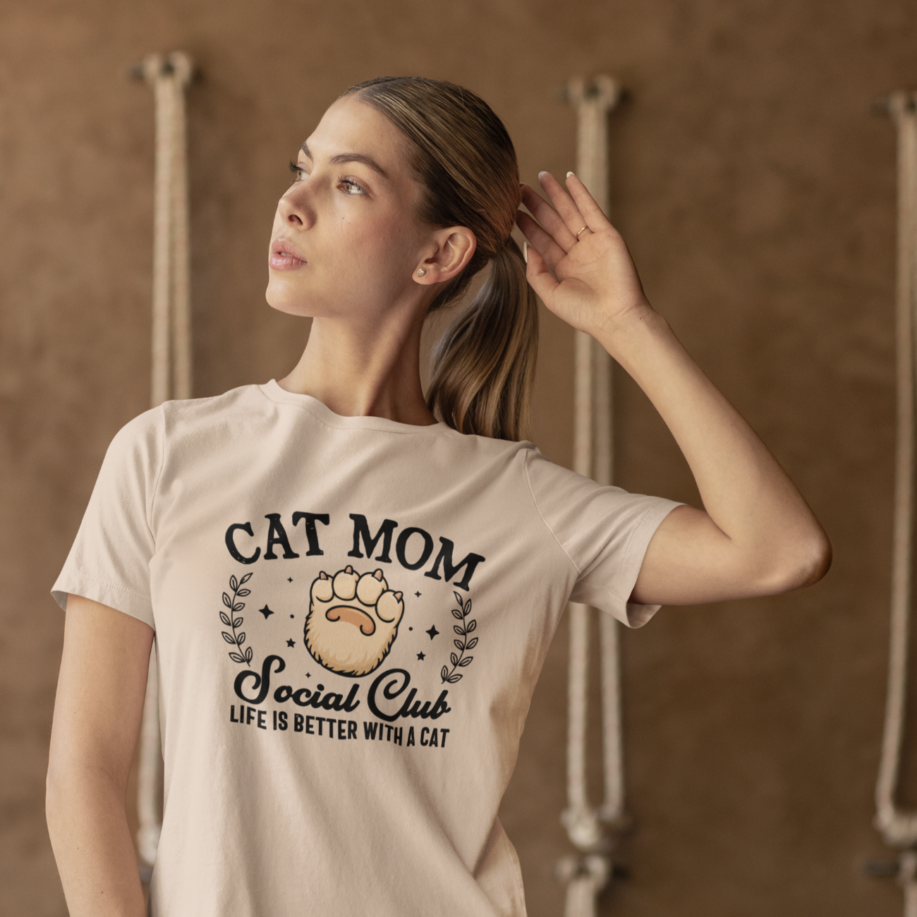 Cat Mom Unisex Tee Dog Social Club