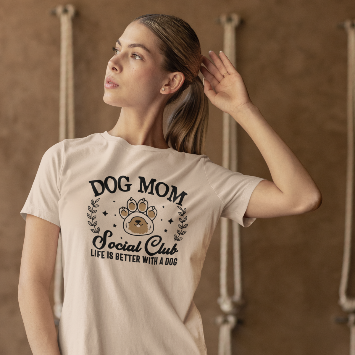 Dog Mom Social Club Unisex Heavy Cotton Tee