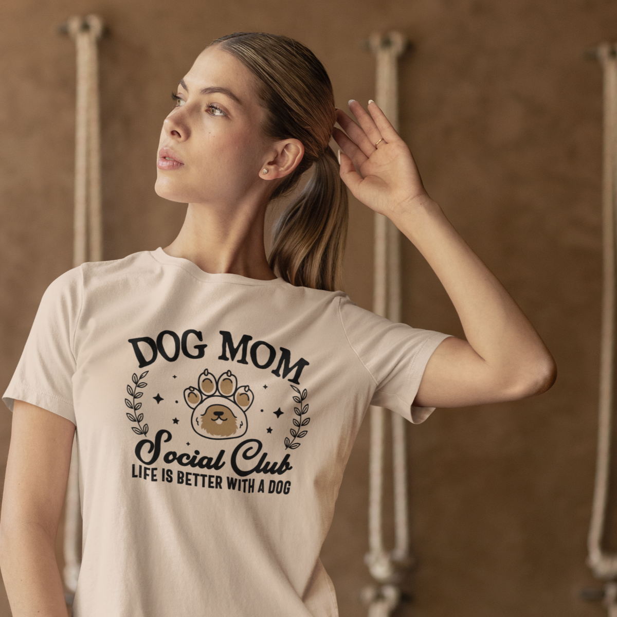 Dog Mom Social Club Unisex Heavy Cotton Tee