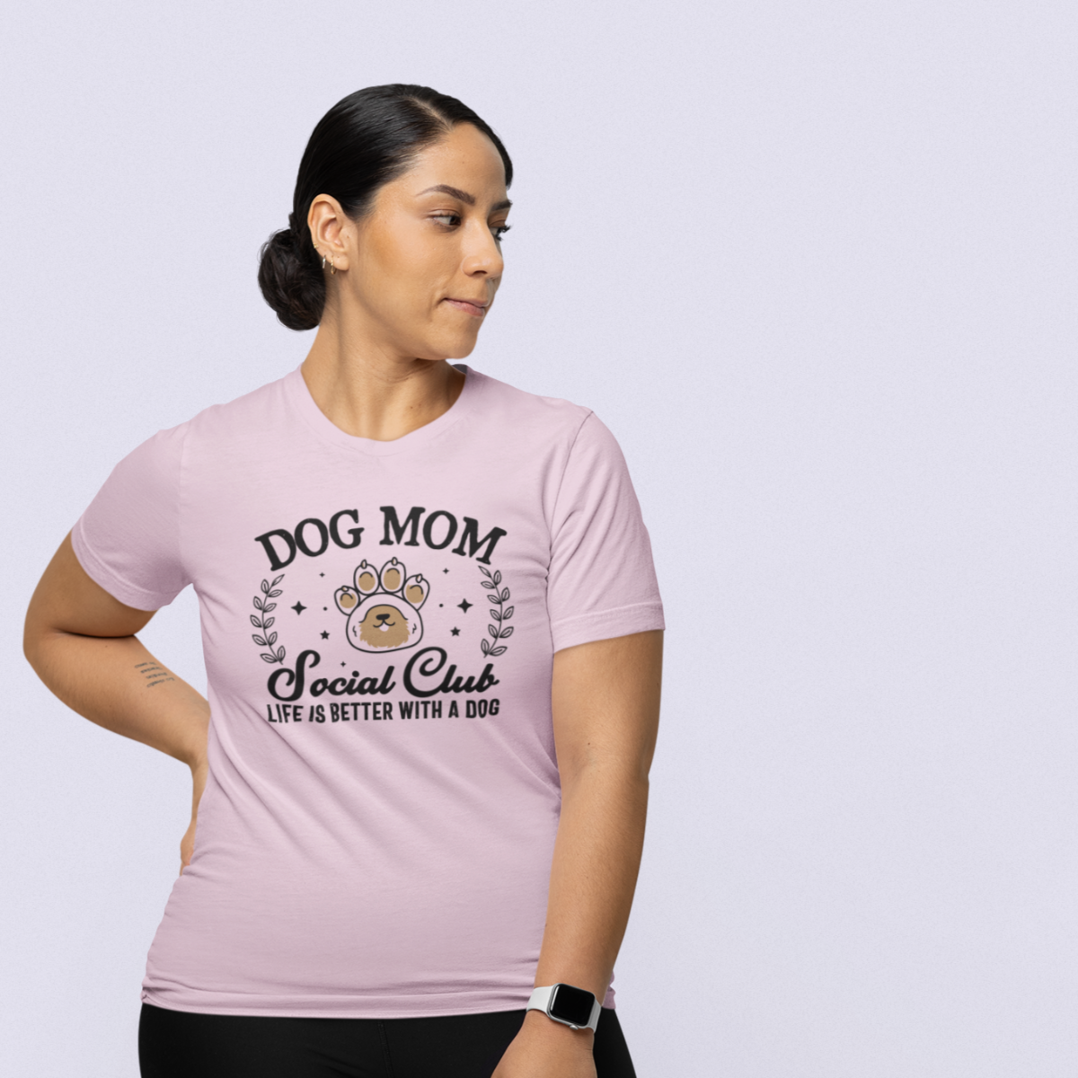 Dog Mom Social Club Unisex Heavy Cotton Tee