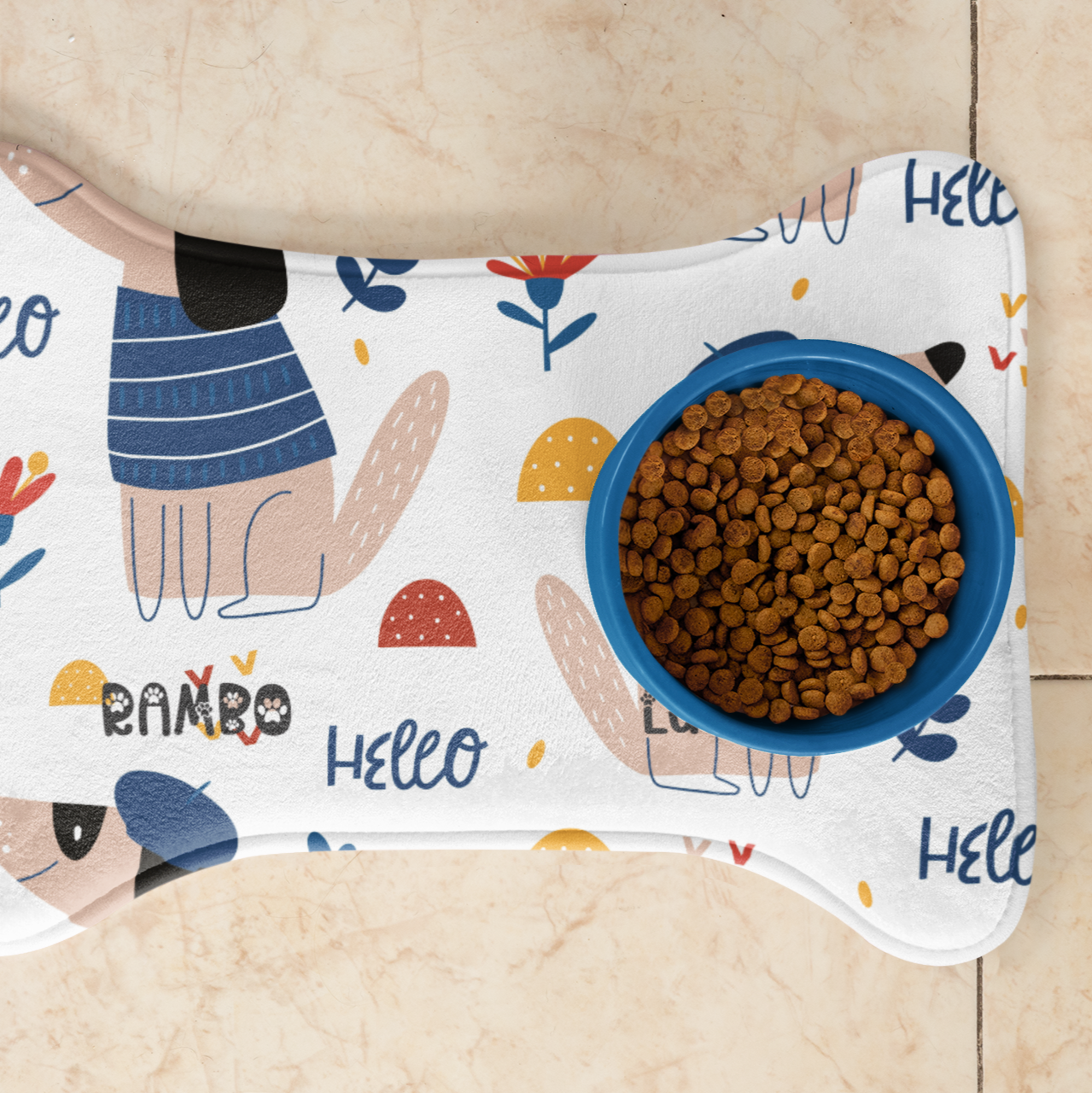 Trendy PET Feeding Mat ❤️ - Personalized Cute Design