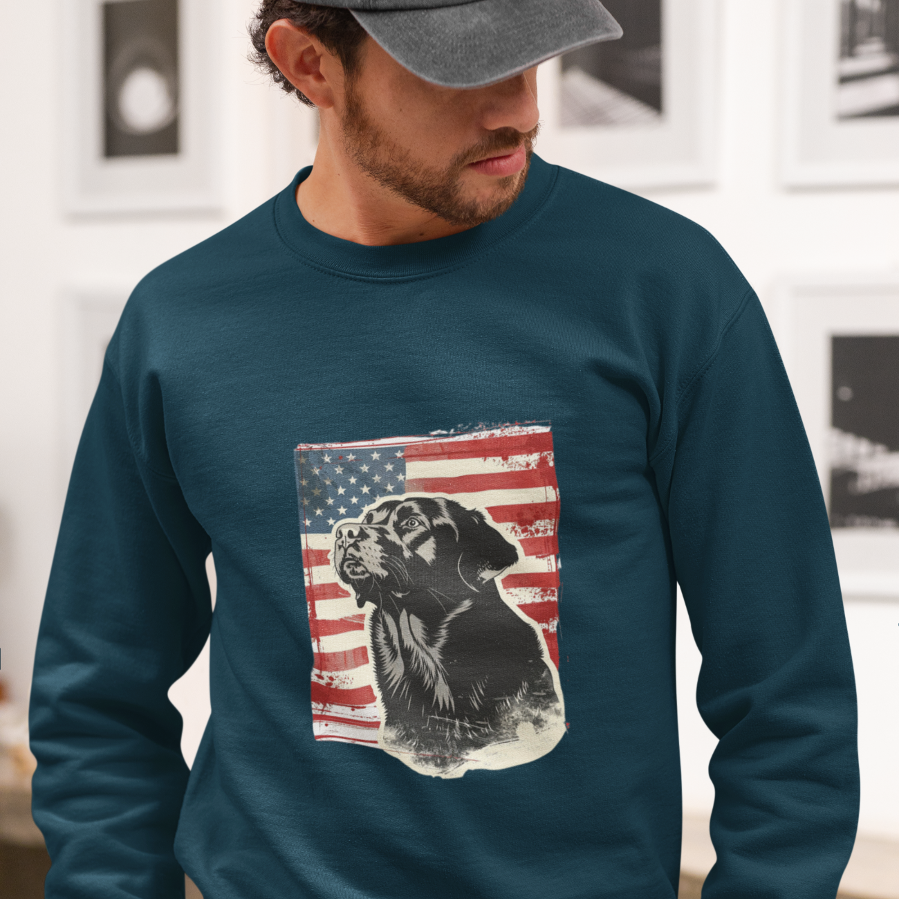Labrador Patriotic Sweatshirt