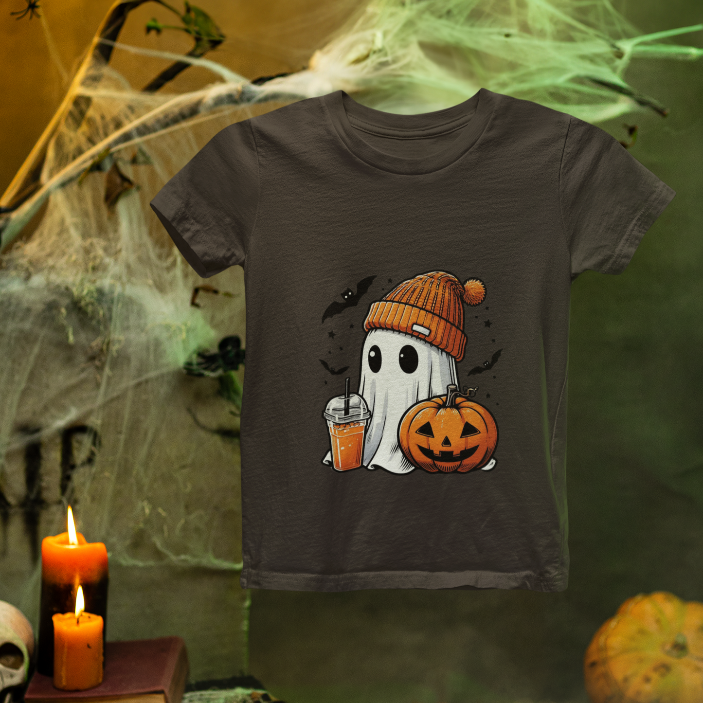 Halloween Ghost Shirt, Cute Comfort Colors Tee