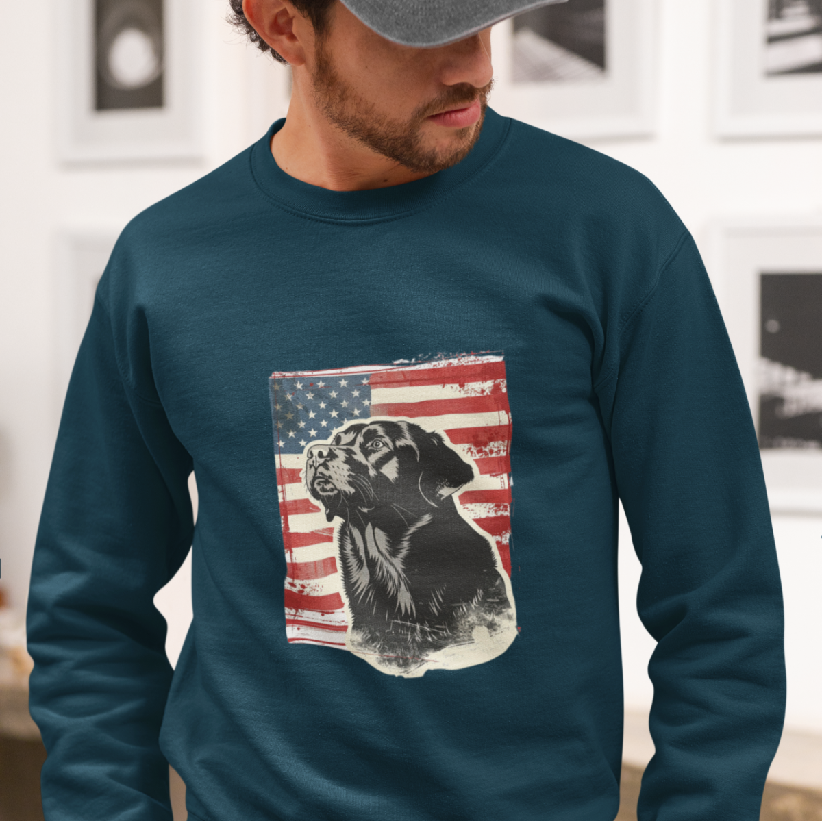 Labrador Patriotic Sweatshirt