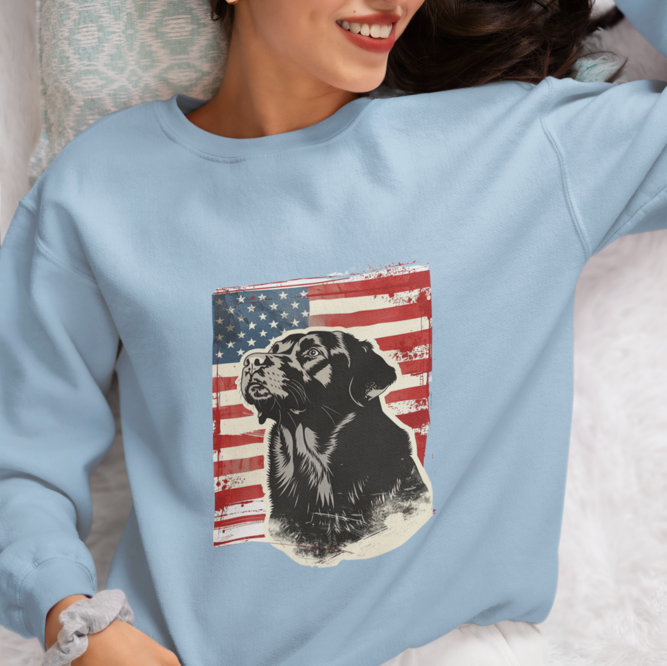 Labrador Patriotic Sweatshirt