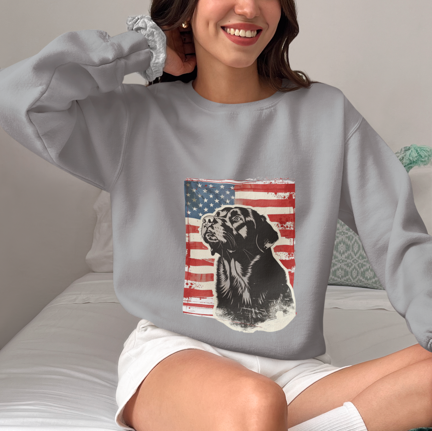 Labrador Patriotic Sweatshirt