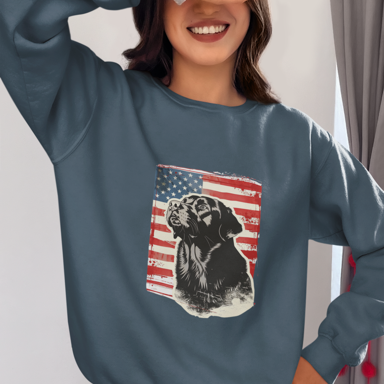 Labrador Patriotic Sweatshirt