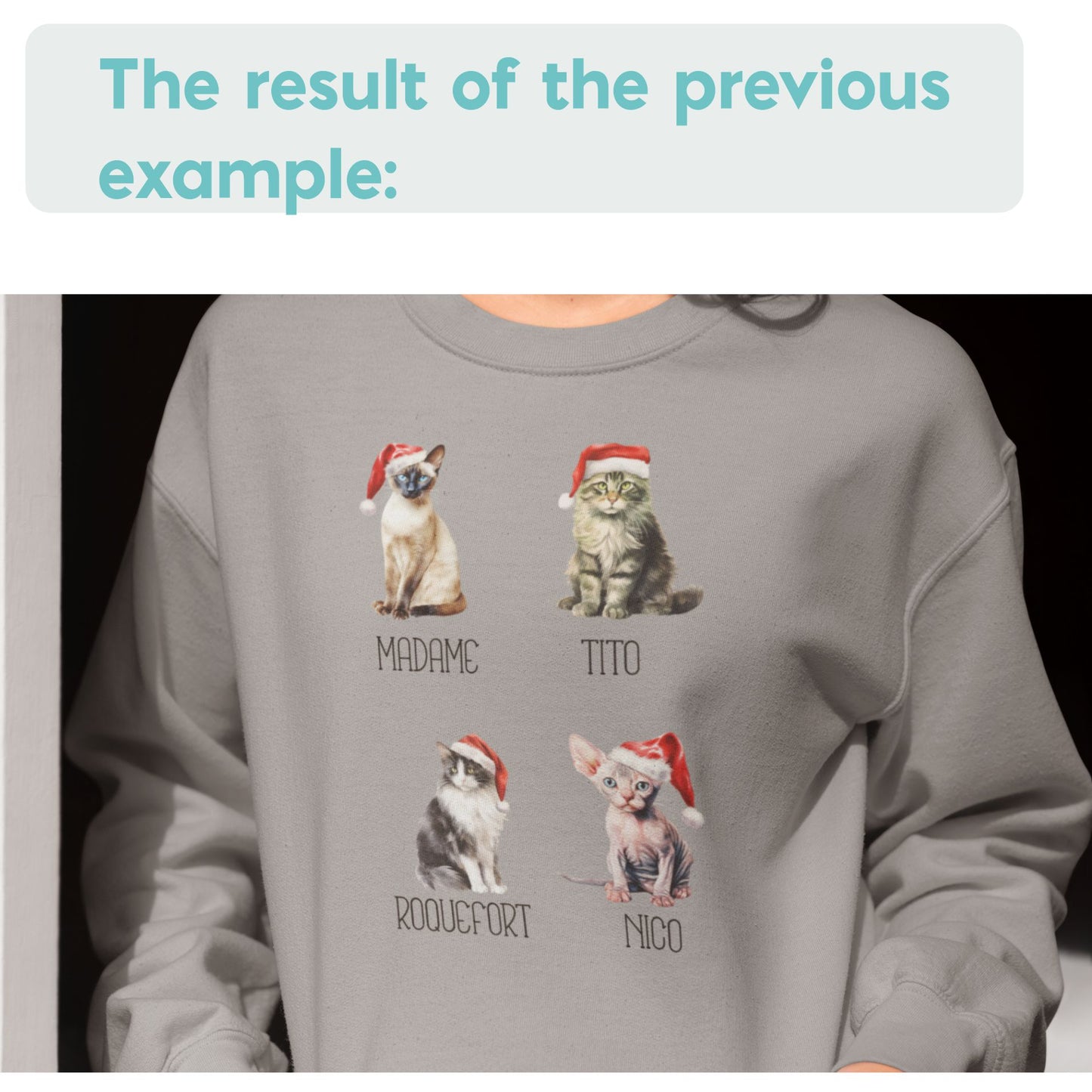 Personalized Cat Sweatshirt