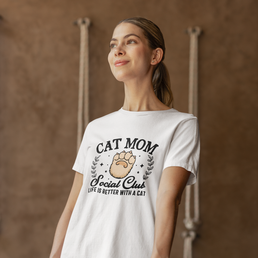 Cat Mom Unisex Tee Dog Social Club