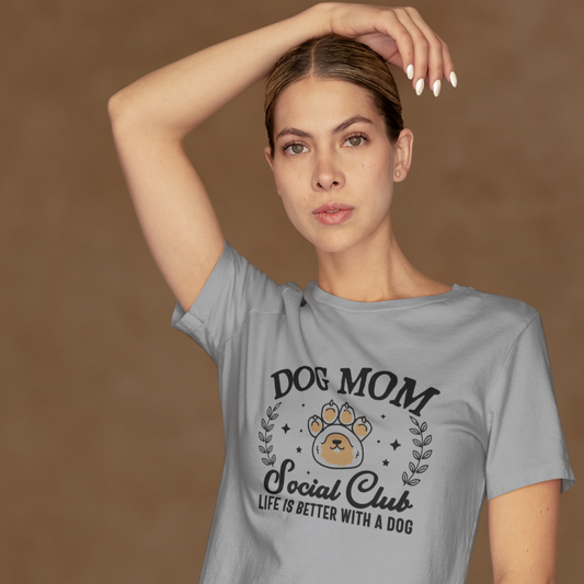 Dog Mom Social Club Unisex Heavy Cotton Tee