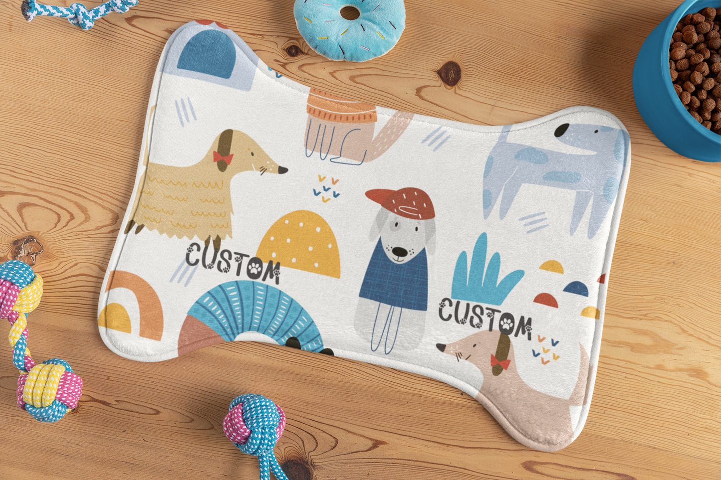 Personalized Dog Feeding Mat