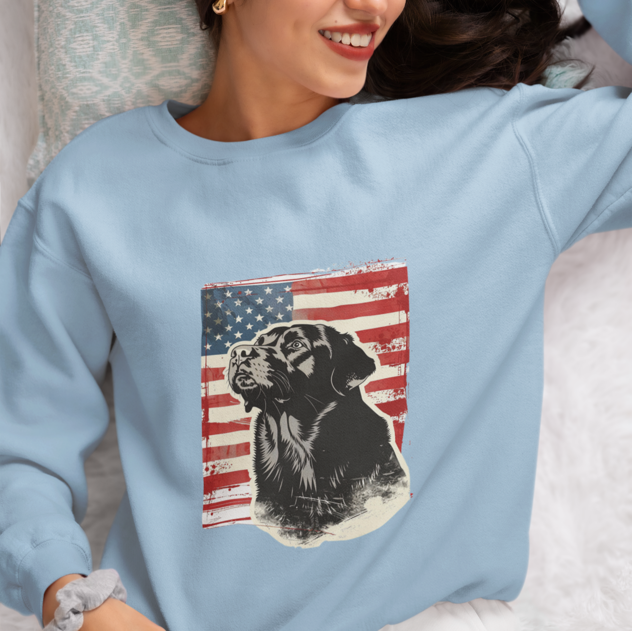 Labrador Patriotic Sweatshirt