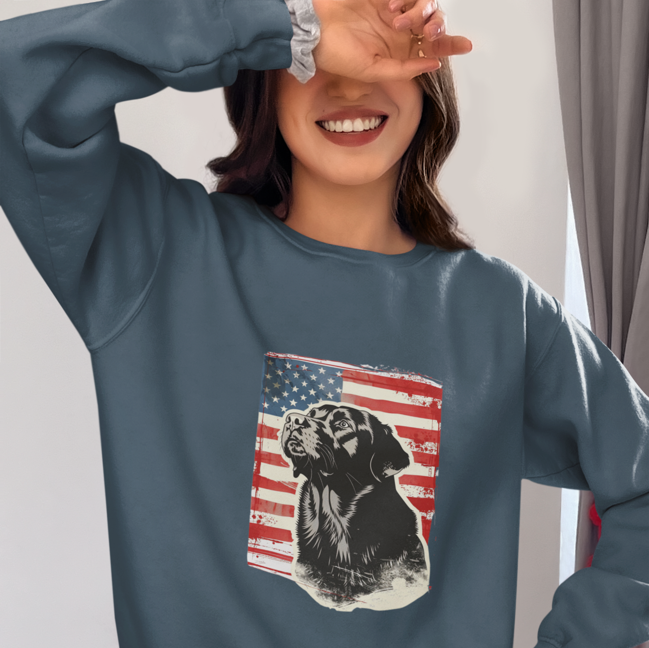 Labrador Patriotic Sweatshirt